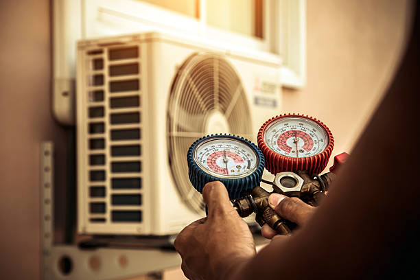 Professional Air Conditioning Service technician working in Ridgeland, SC